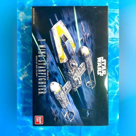 BAN DAI Star Wars Y-Wing Starfighter 1/72 scale Plastic Model Kit - Brand New - Picture 4 of 10